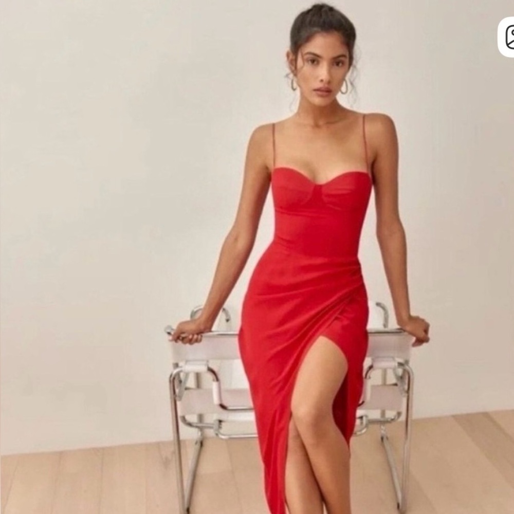 Reformation Red Maxi Dress